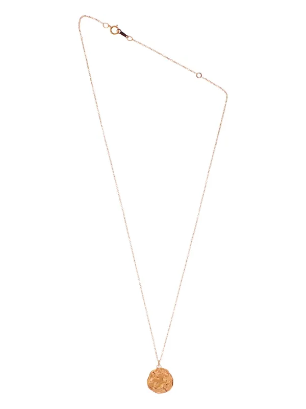 Alighieri The Capricorn Medallion Necklace in Gold