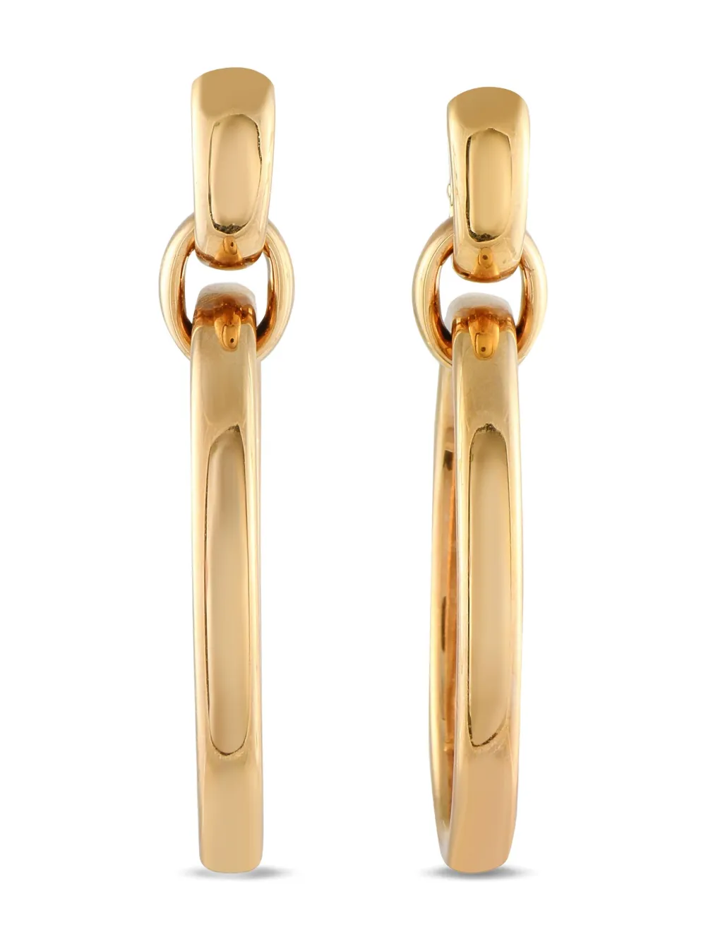Pre-owned Pomellato 18k Yellow Gold Iconica Earrings