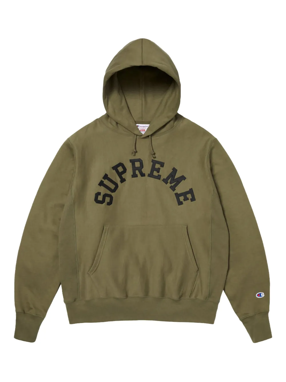 Supreme x Champion® "SS 25 - Olive" パーカー - グリーン Supreme x Champion® "SS 25 - Olive" パーカー - グリーン