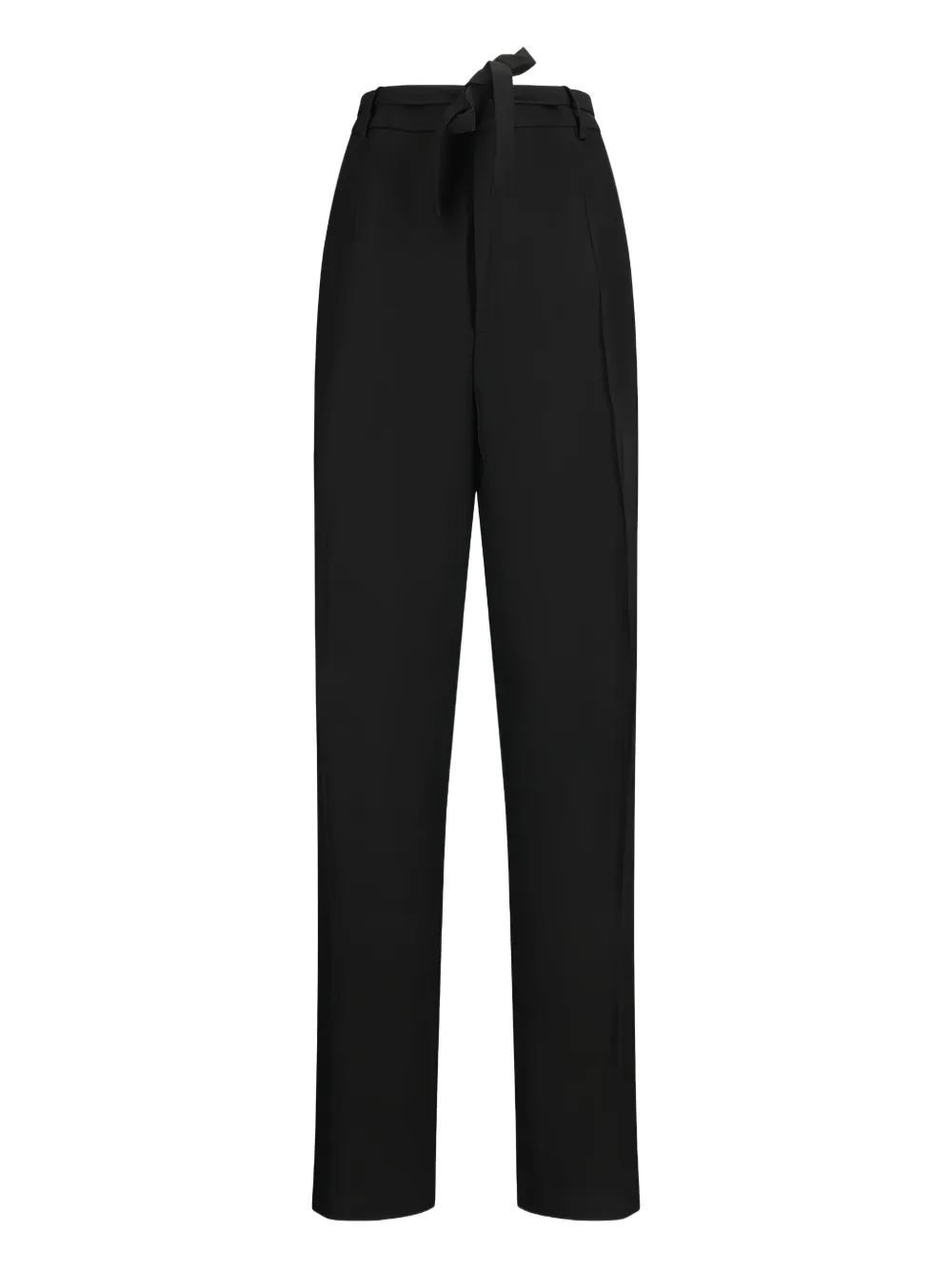 Jil Sander tie-belt tailored trousers Zwart