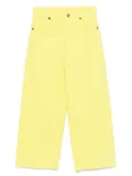 Douuod Kids logo-patch jeans - Green