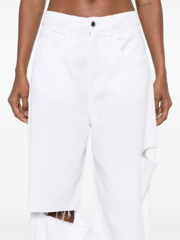 デニム・ジーパン ICON DENIM Women Denim Pants DEBBYPT8652 White Debby Wide Leg Jeans ICON DENIM Los Angeles | Blondie Shop