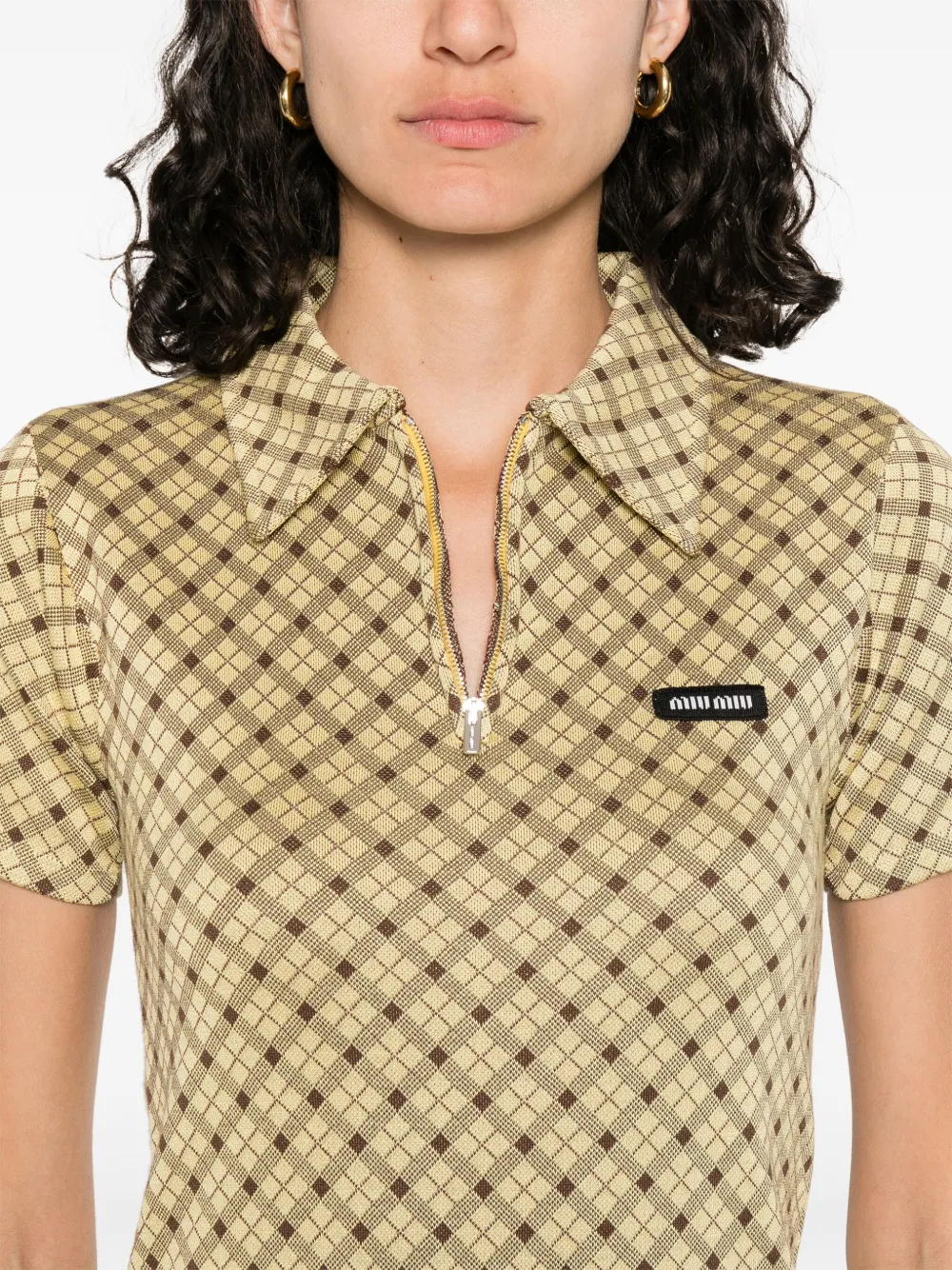 Miu Geruite polotop Geel