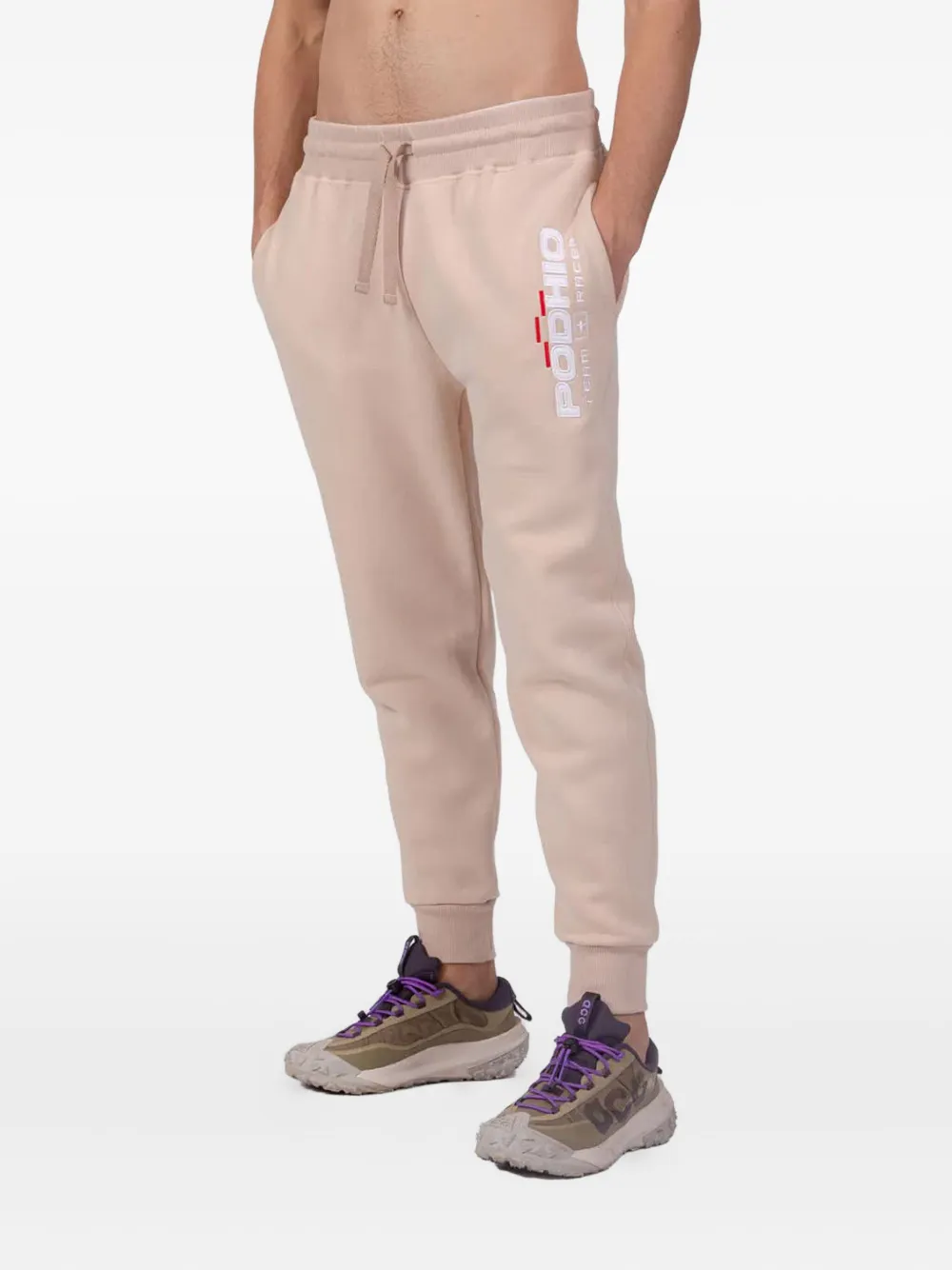 PODHIO logo-print track pants | Neutrals | Image 1