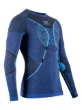 X BIONIC logo-embroidered performance t-shirt - Blue