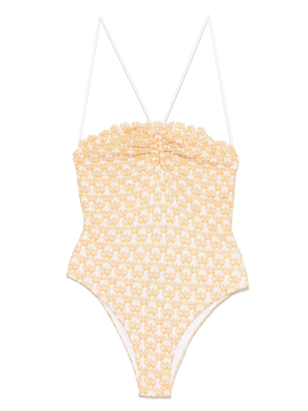 Missoni Lace Raschel badpak Geel