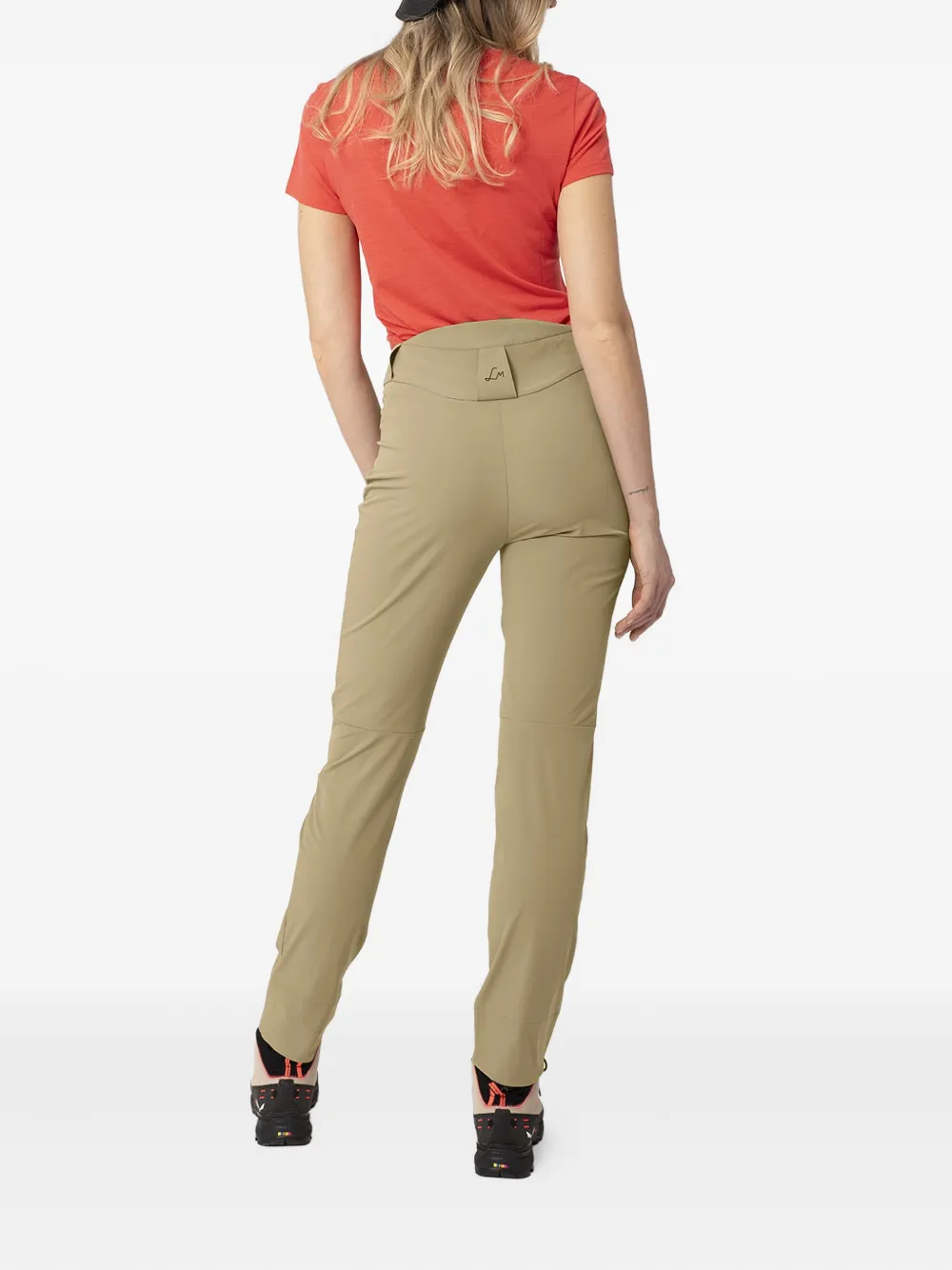 LAMUNT Broek met logoprint Beige