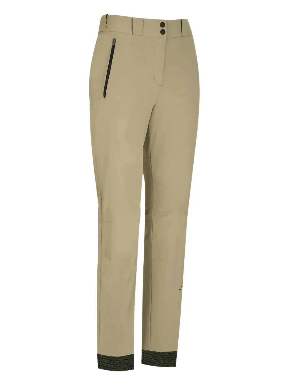 LAMUNT logo-print trousers | Neutrals | Image 1