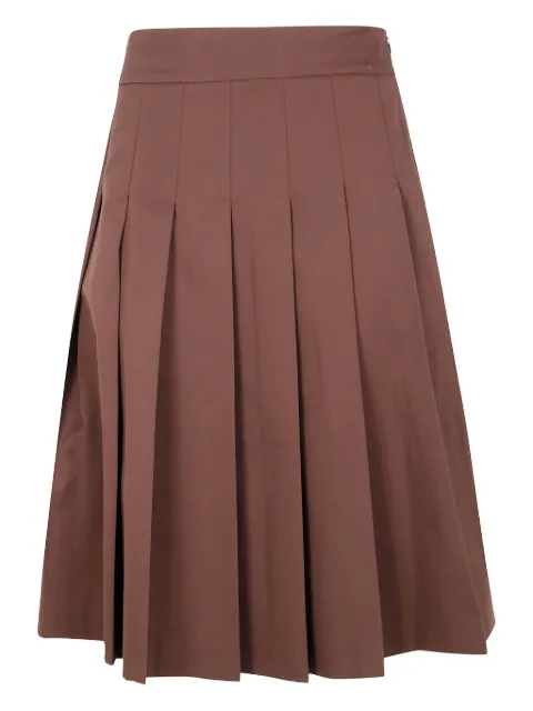 DRHOPE pleated midi skirt