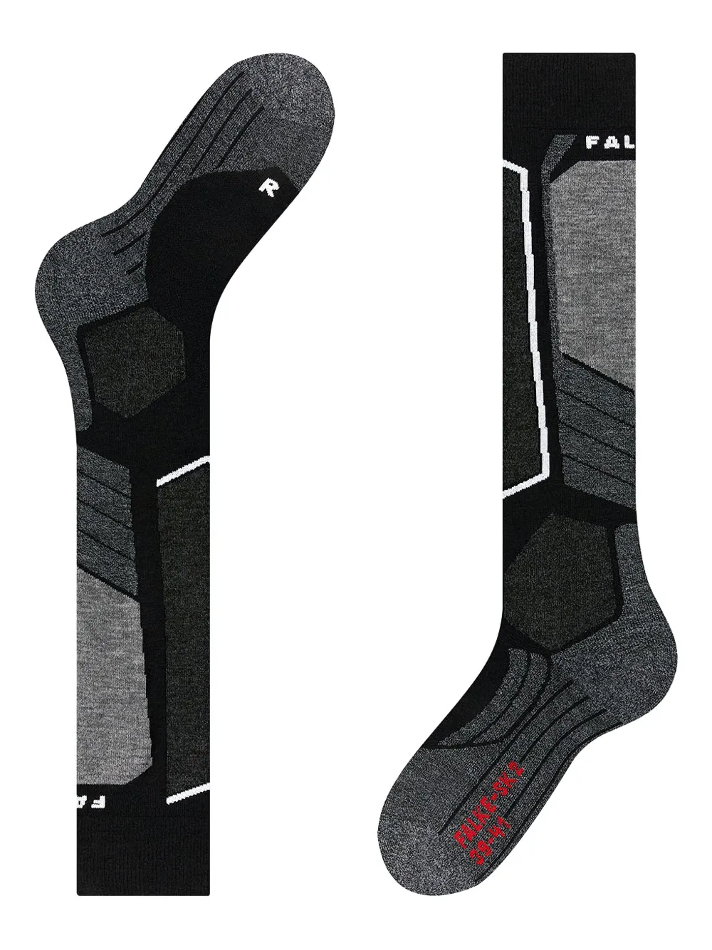 Falke geometric-patterned socks | Black | Image 1