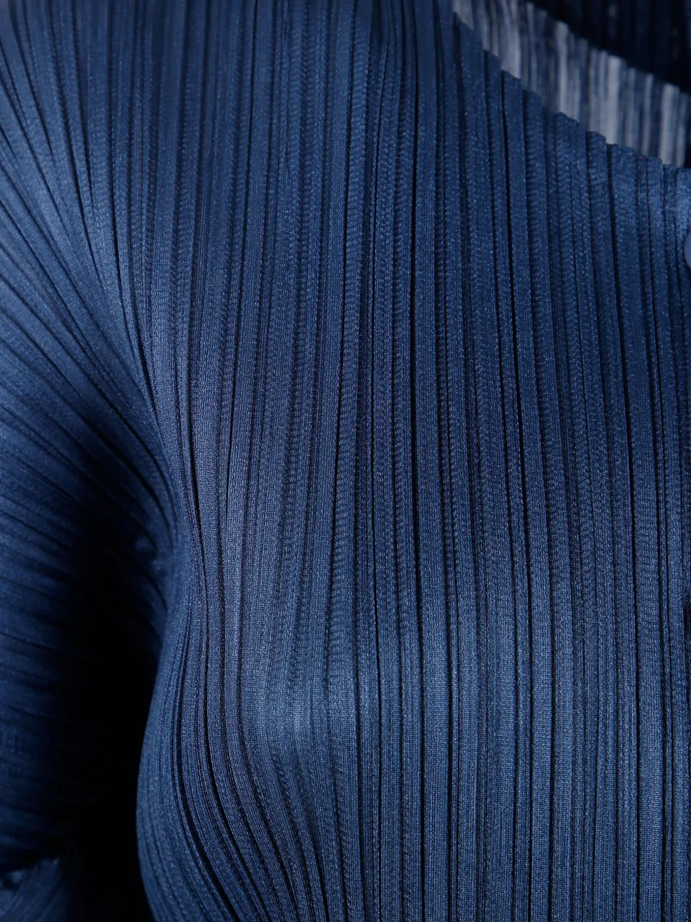 Issey Miyake Plissé-effect Shirt In Blue