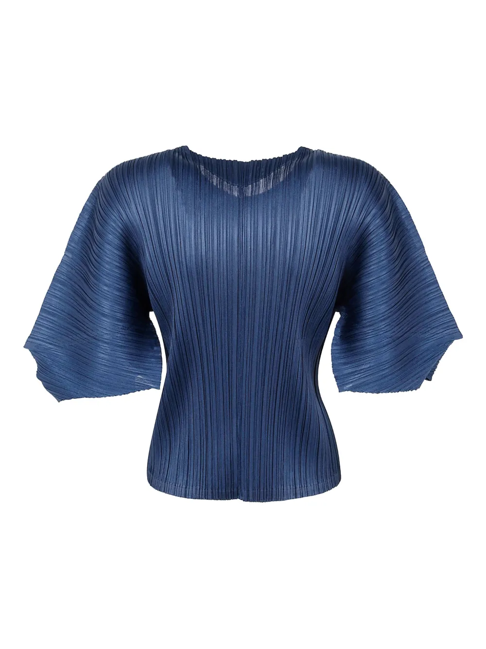 Pleats Please Issey Miyake Blouse met plissé-effect - Blauw
