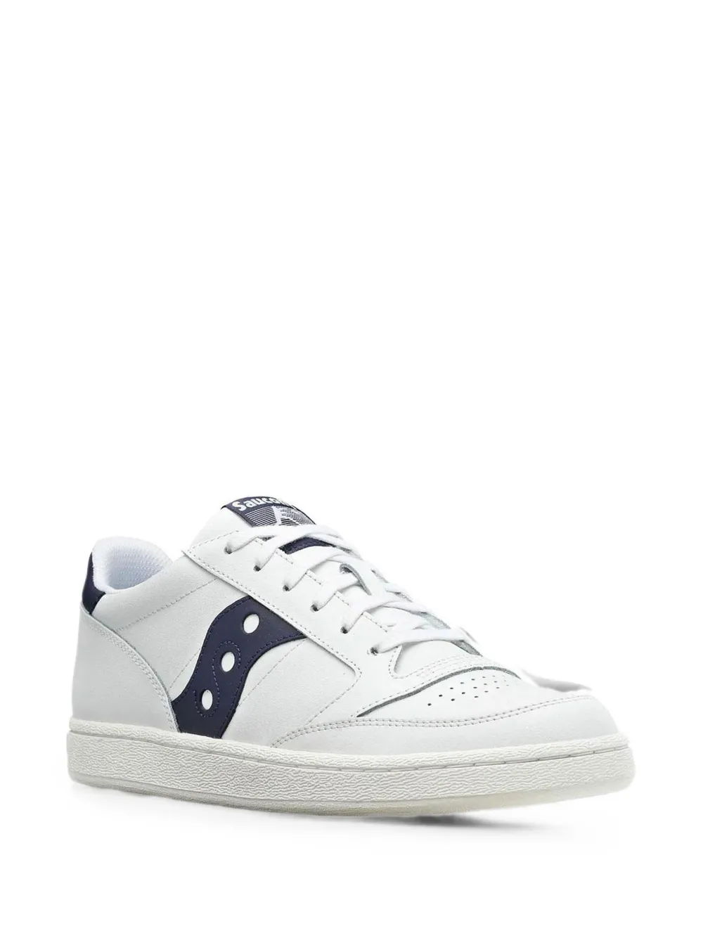 Saucony Jazz Court perforated panelled sneakers Wit