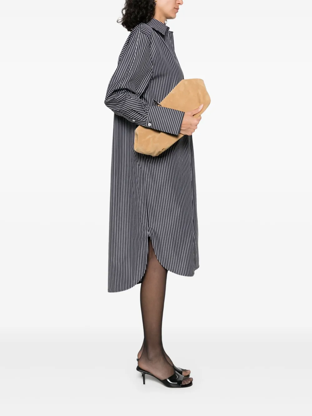 Benedetta Bruzziches leather clutch bag - Beige