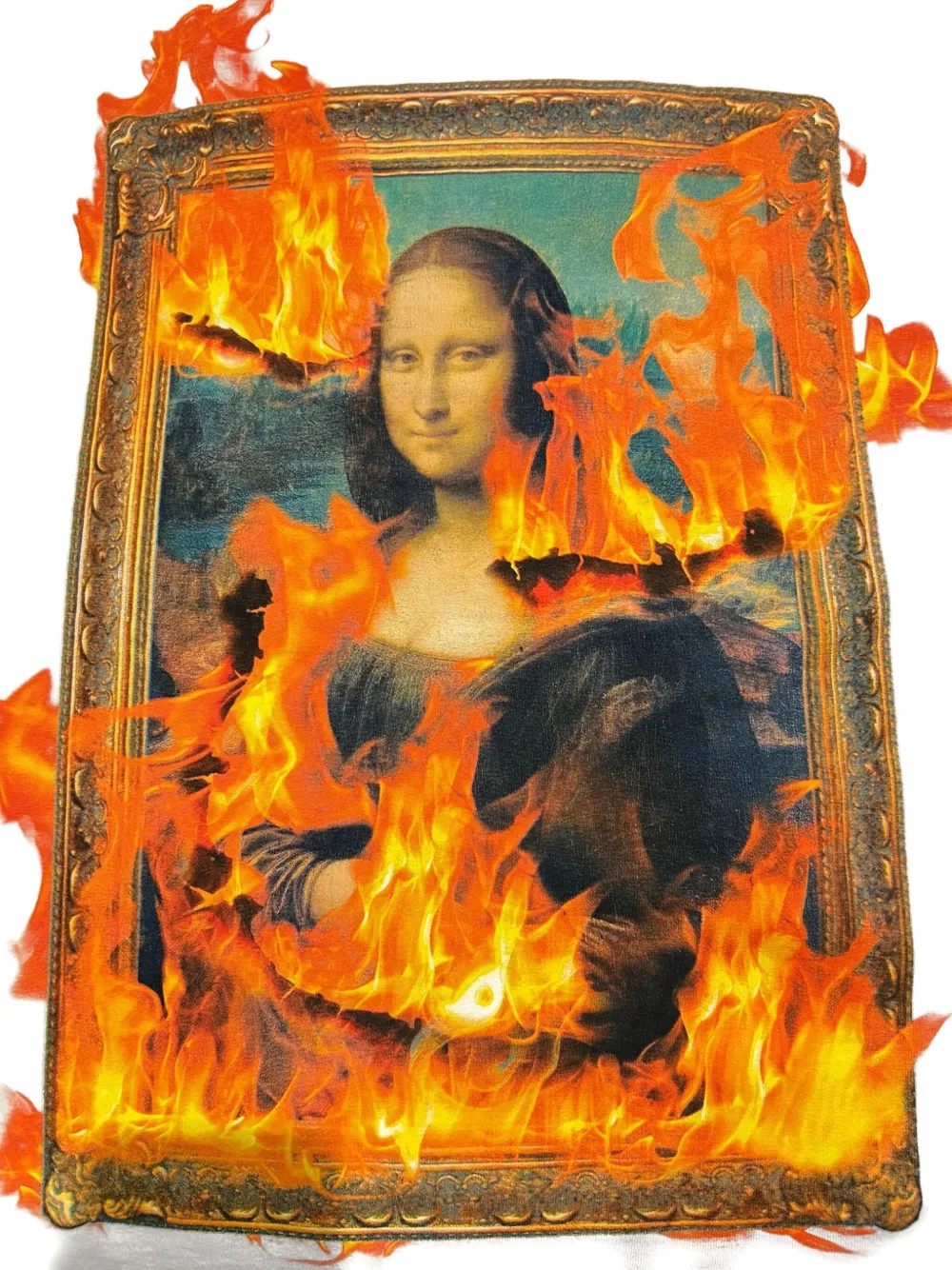 Pleasures Burn Again T-shirt Wit