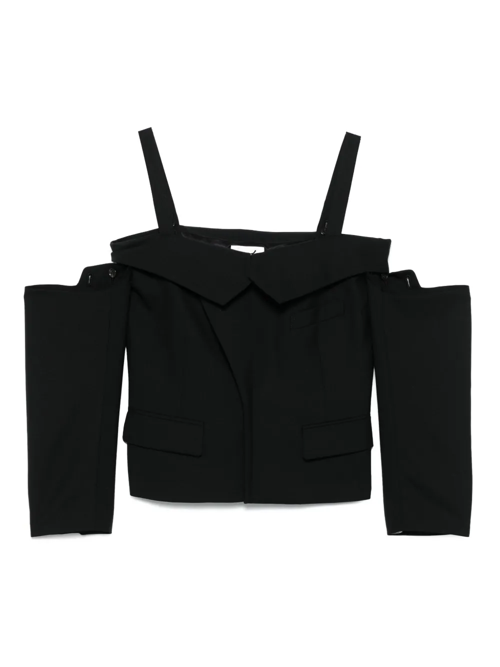NOIR KEI NINOMIYA OFF-SHOULDER TOP 