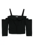 Noir Kei Ninomiya off-shoulder top - Black