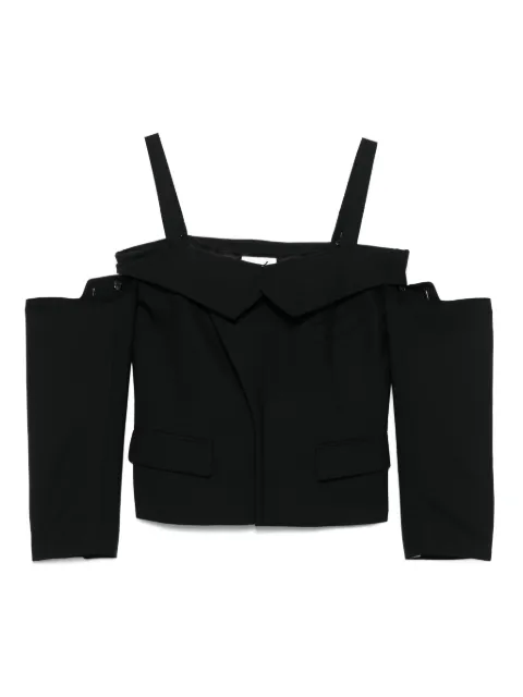 Noir Kei Ninomiya توب بأكتاف مكشوفة