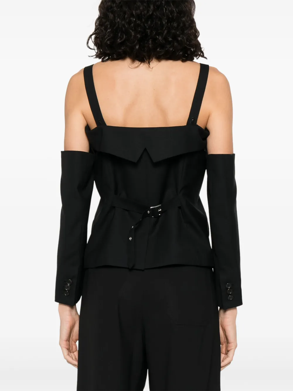 NOIR KEI NINOMIYA OFF-SHOULDER TOP 