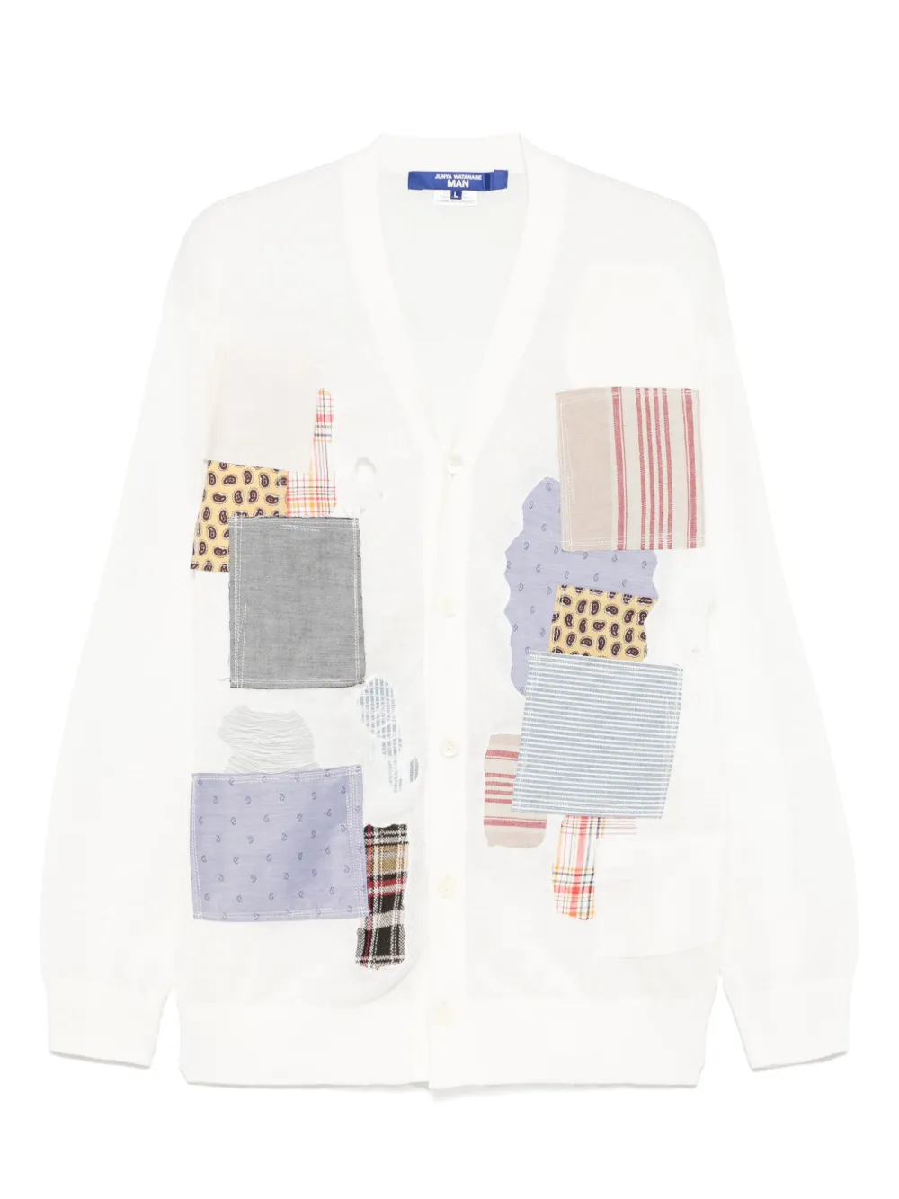 Junya Watanabe MAN cárdigan de lino | blanco | Image 1