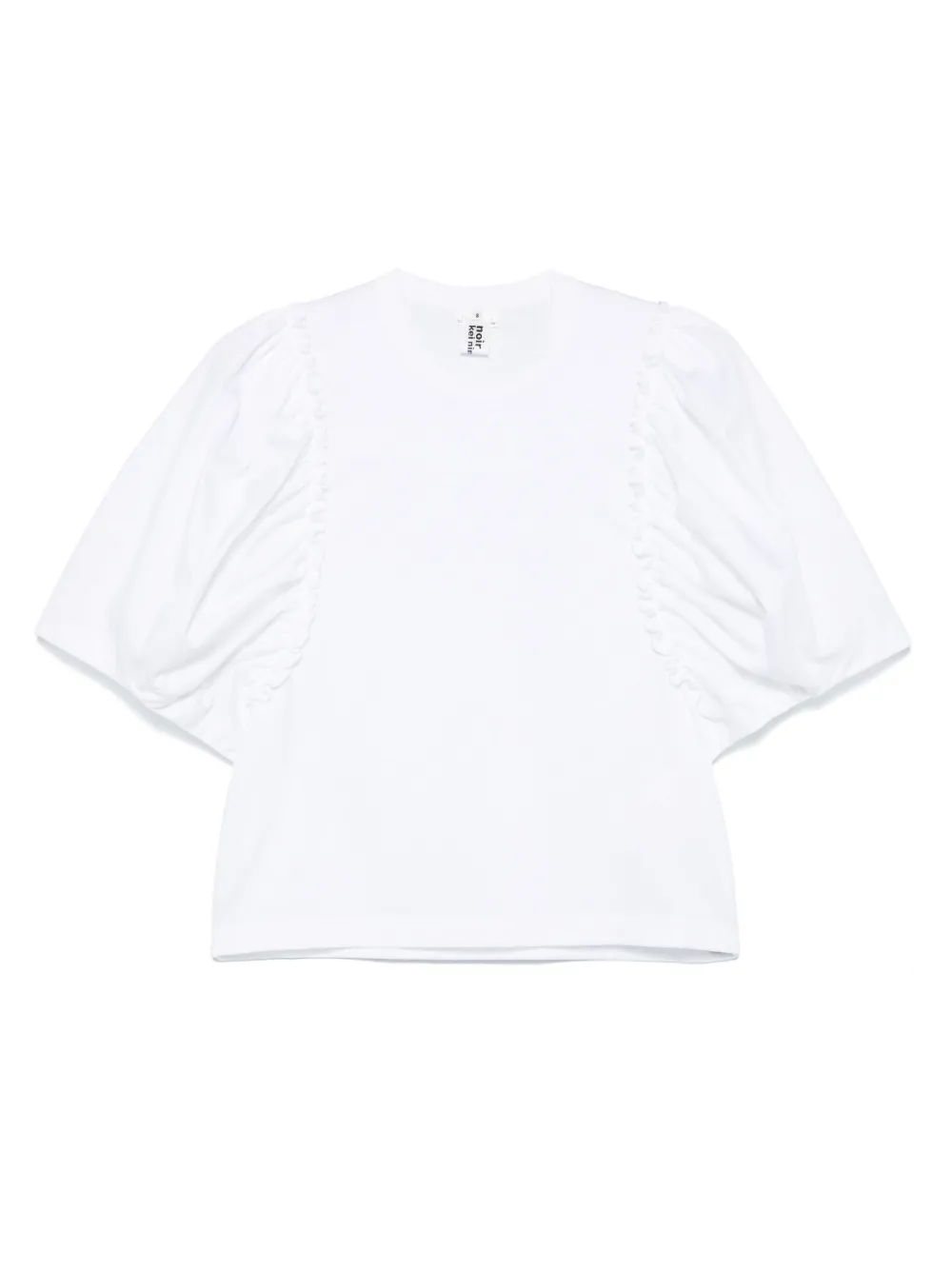 Noir Kei Ninomiya T-shirt met pofmouwen Wit