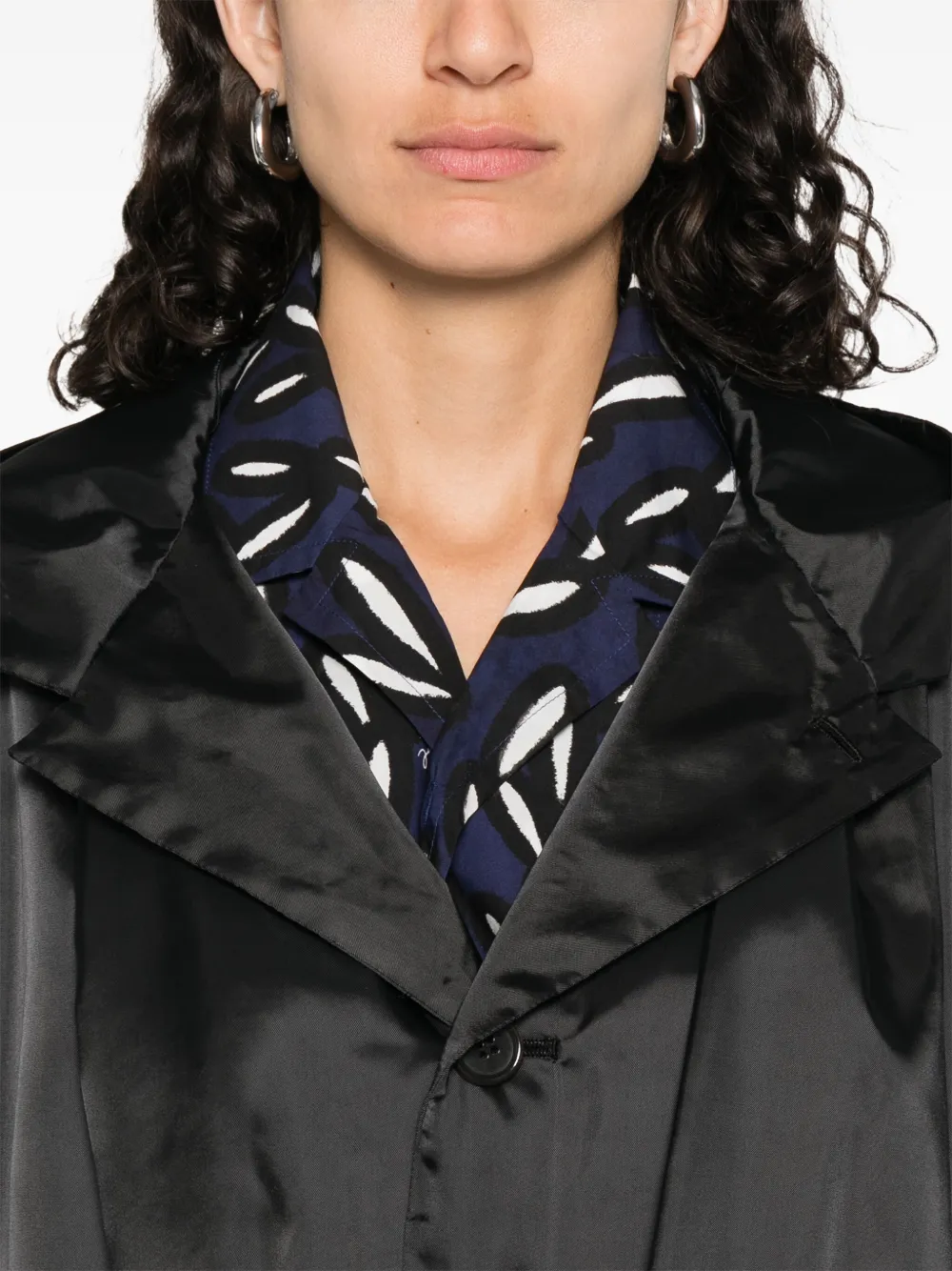 Noir Kei Ninomiya Oversized jack 1 BLACK