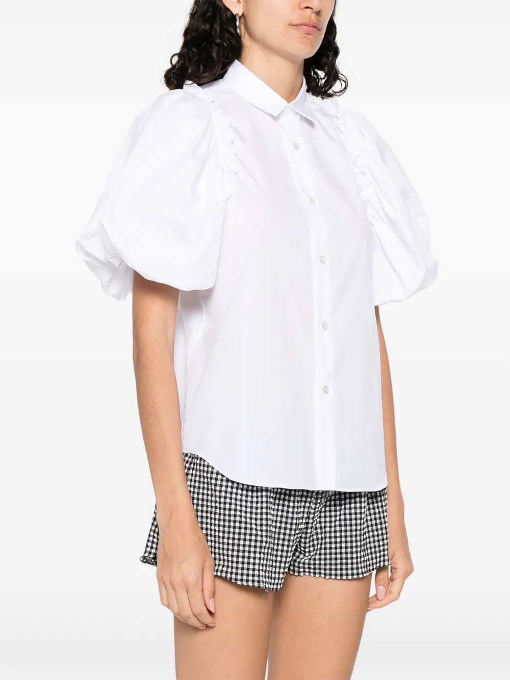 NOIR KEI NINOMIYA PUFF-SLEEVES SHIRT 
