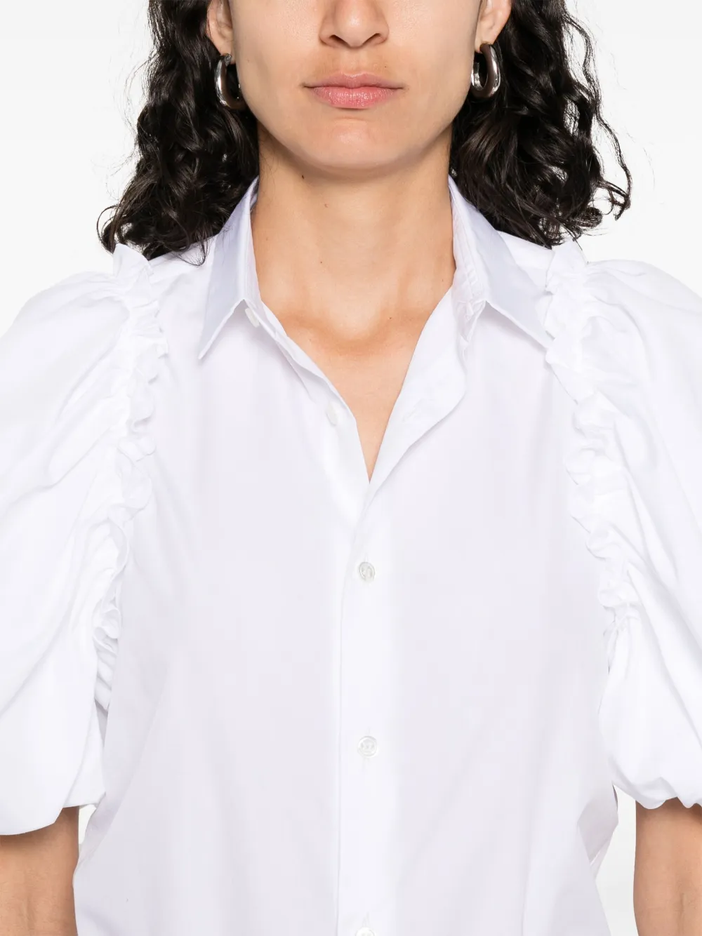 NOIR KEI NINOMIYA PUFF-SLEEVES SHIRT 