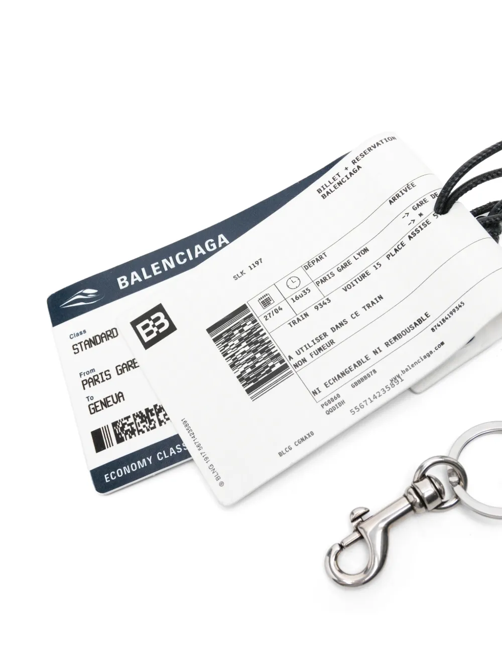 Balenciaga Train Ticket keychain | Image 2
