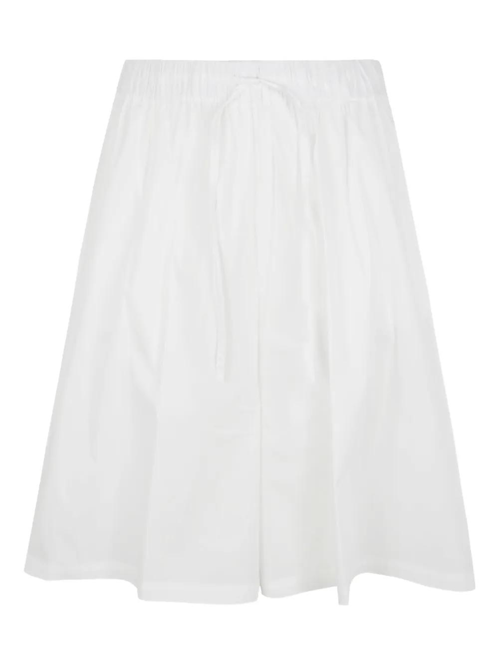 elasticated-waist shorts