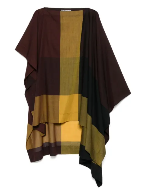 Issey Miyake cárdigan con motivo de cuadros