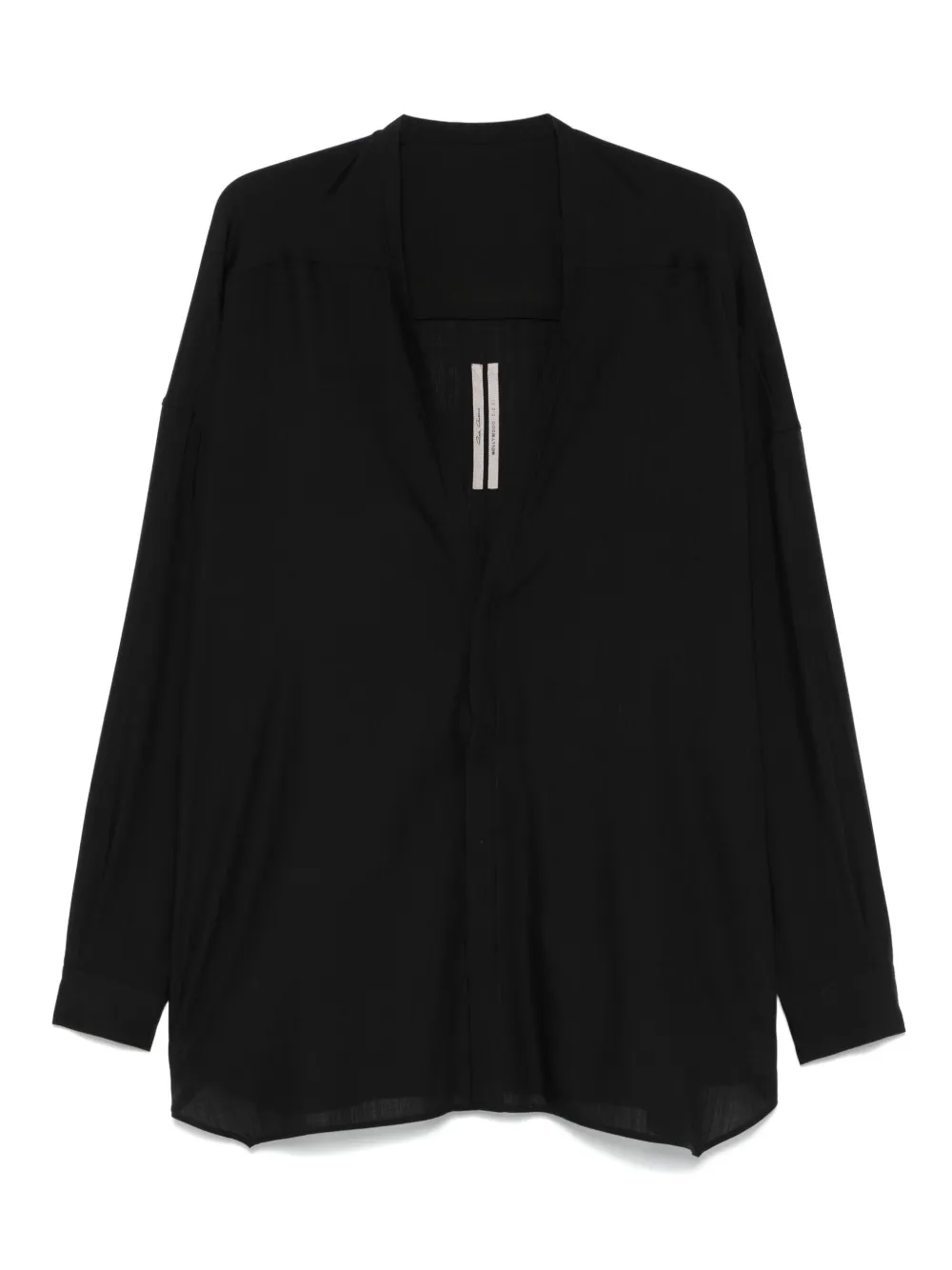 Rick Owens Blouse van scheerwol Zwart
