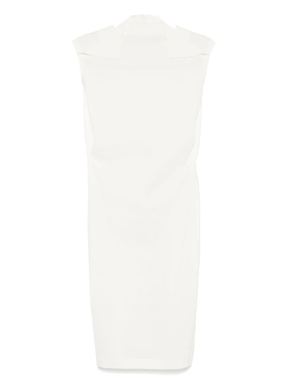 Issey Miyake Gedrapeerde jurk Beige