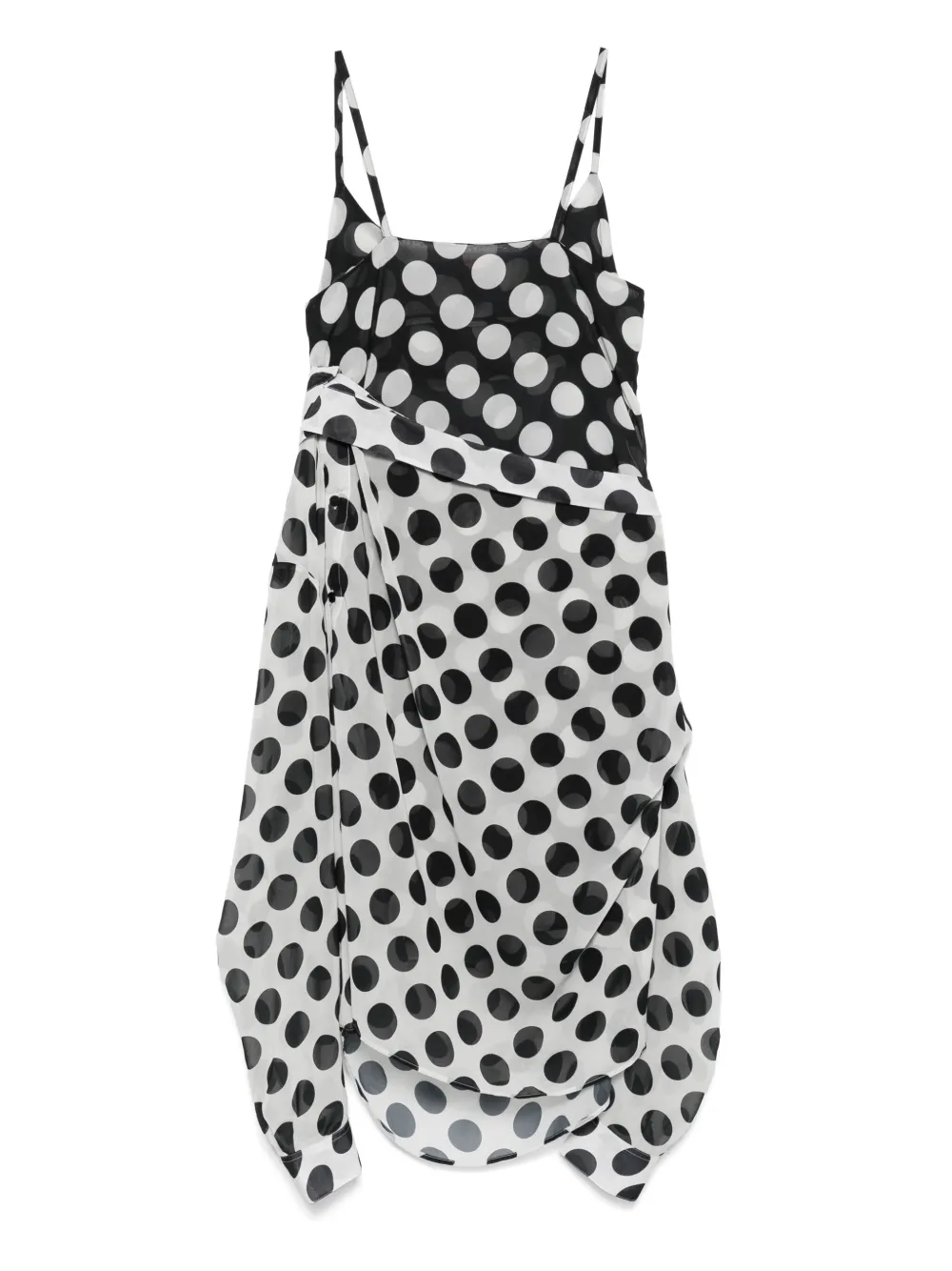 Charles Jeffrey Loverboy Hug midi-jurk - Wit