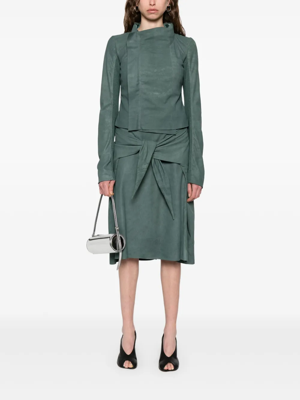 Rick Owens Hollywood bikerjack Groen