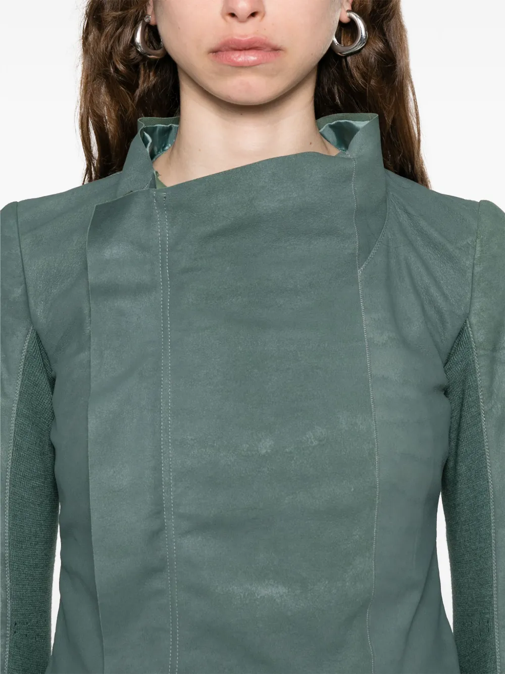 Rick Owens Hollywood bikerjack Groen