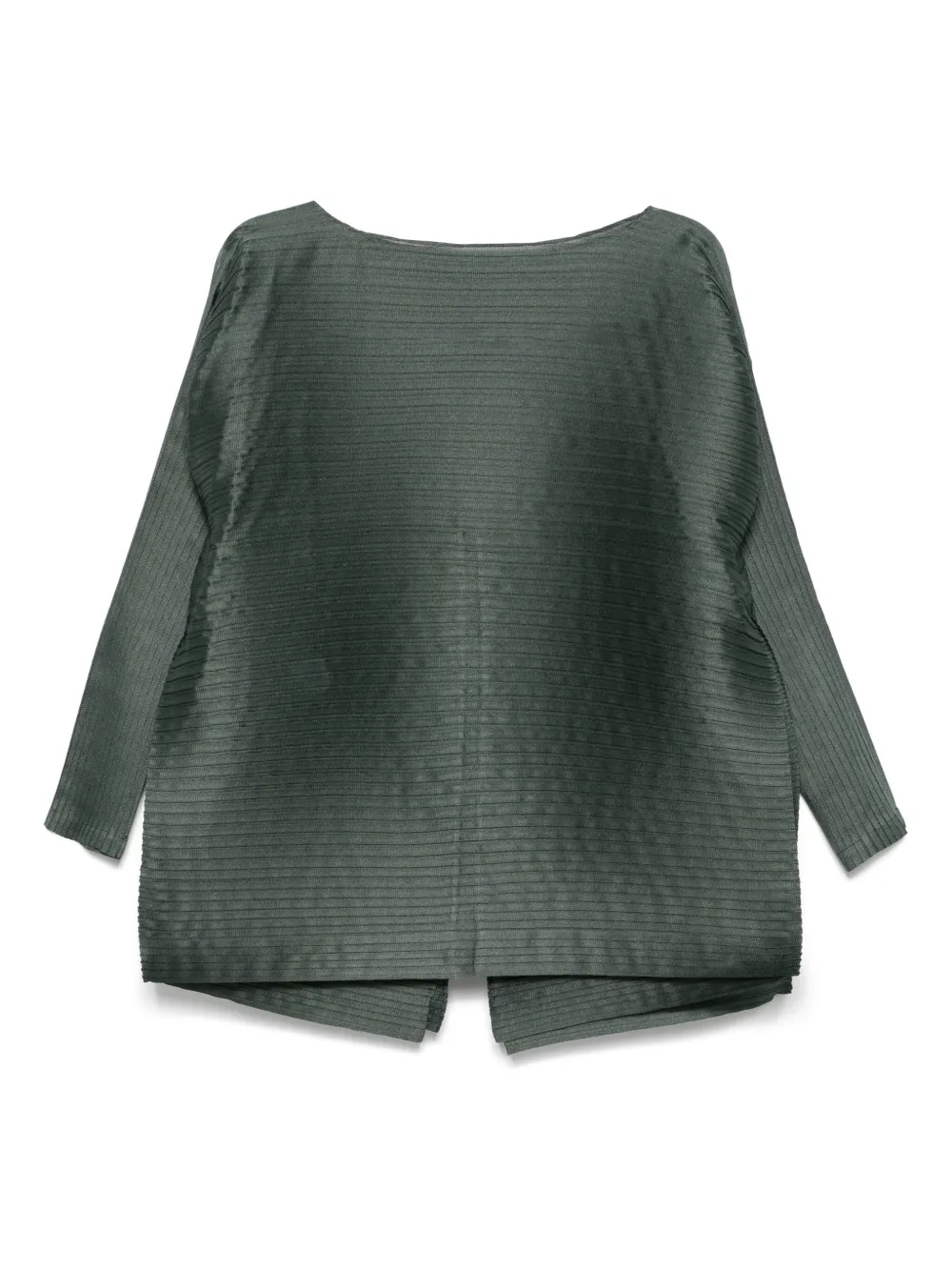 Issey Miyake blusa con pliegues | verde | Image 1