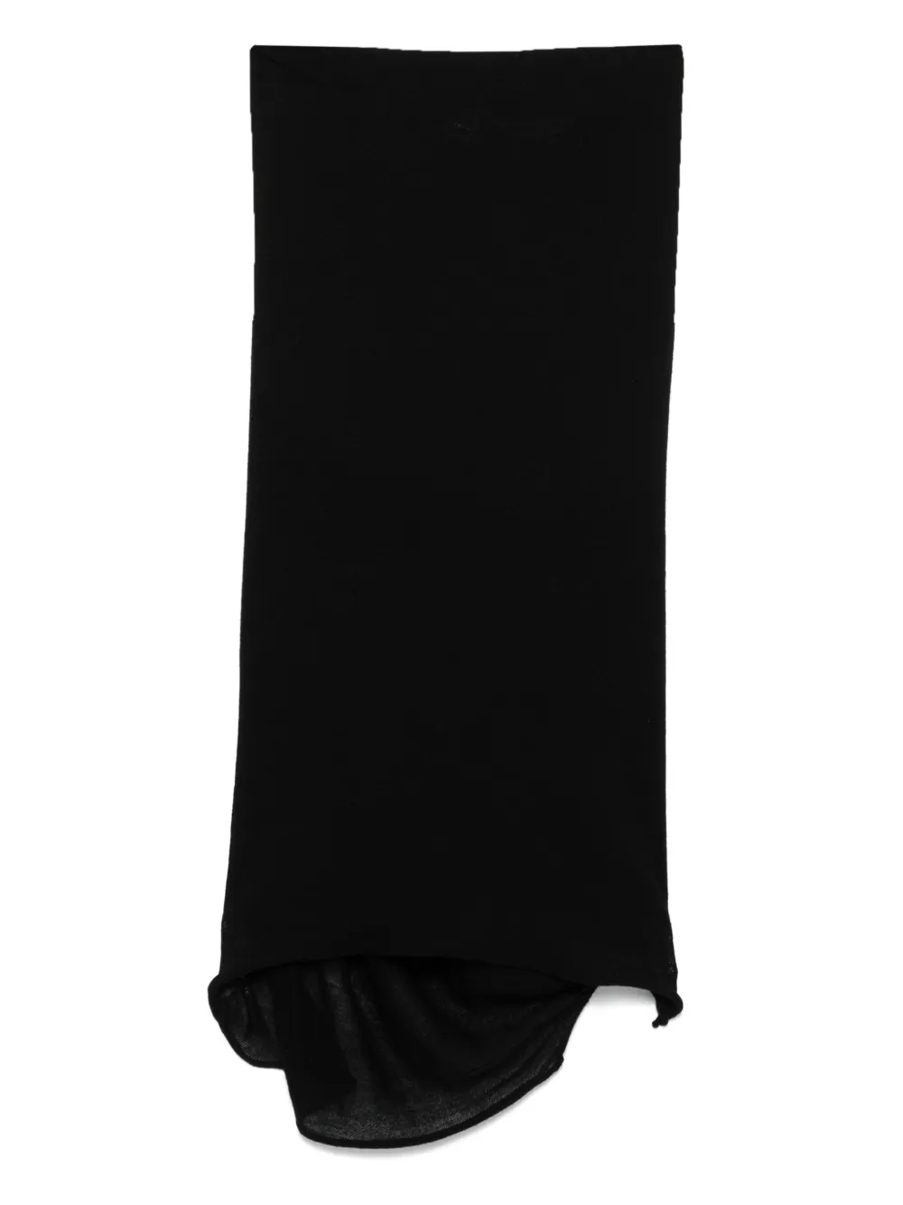 Issey Miyake Ambiguous midi-rok - Zwart