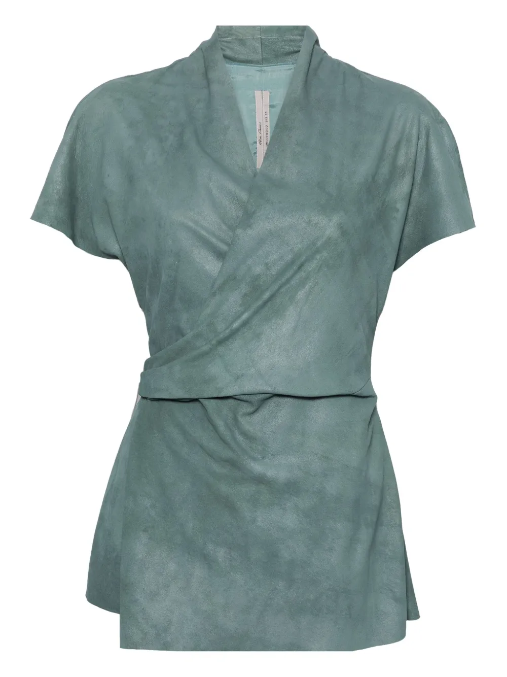 Rick Owens Leren top Groen