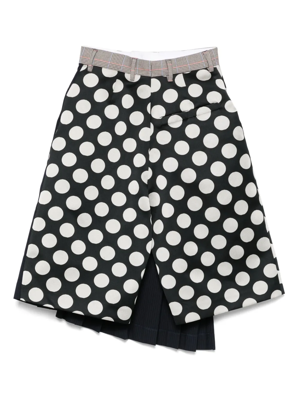 Charles Jeffrey Loverboy Geplooide shorts met stippen - Blauw