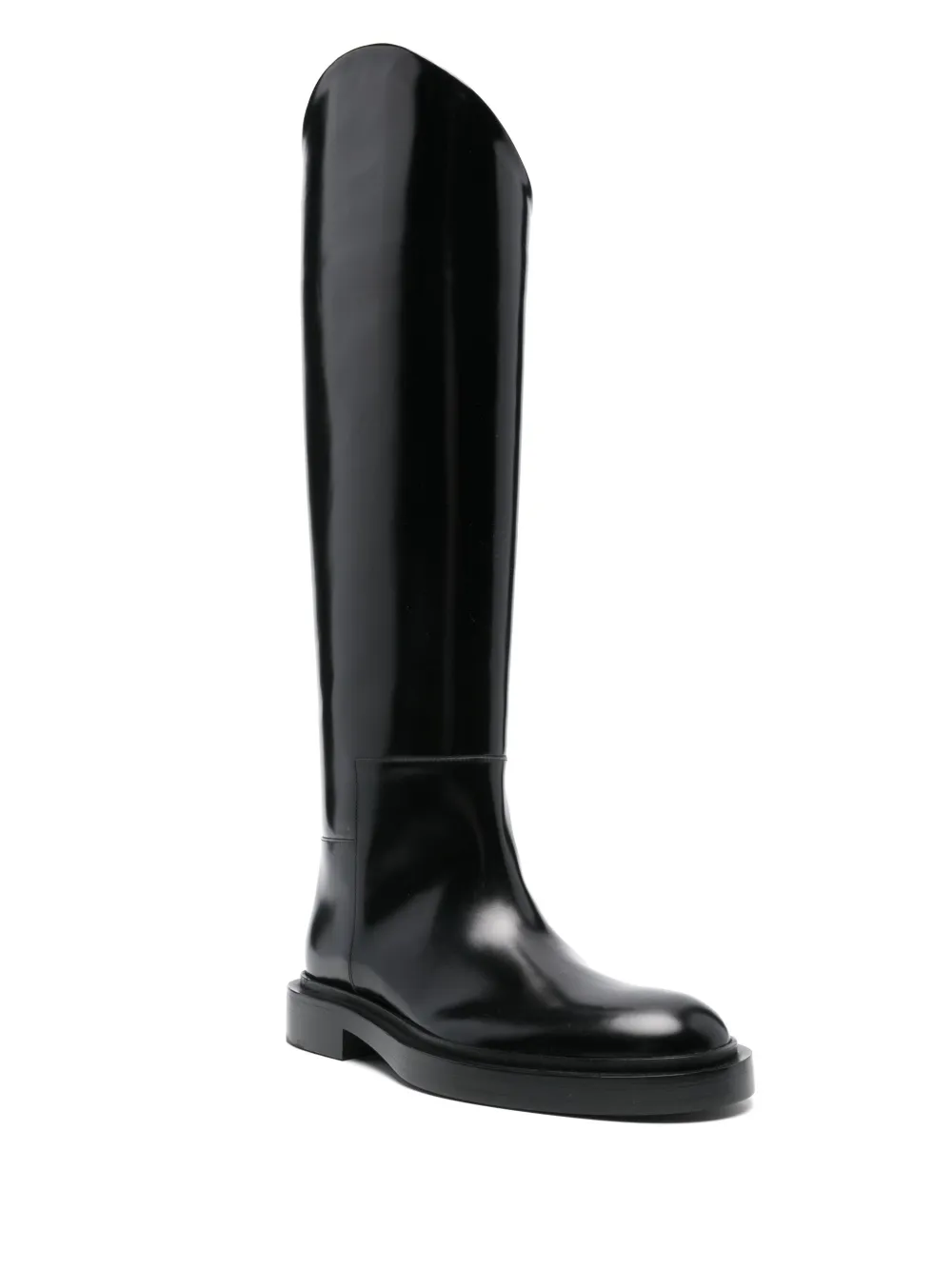 Jil Sander Pre-Owned Leren laarzen - Zwart