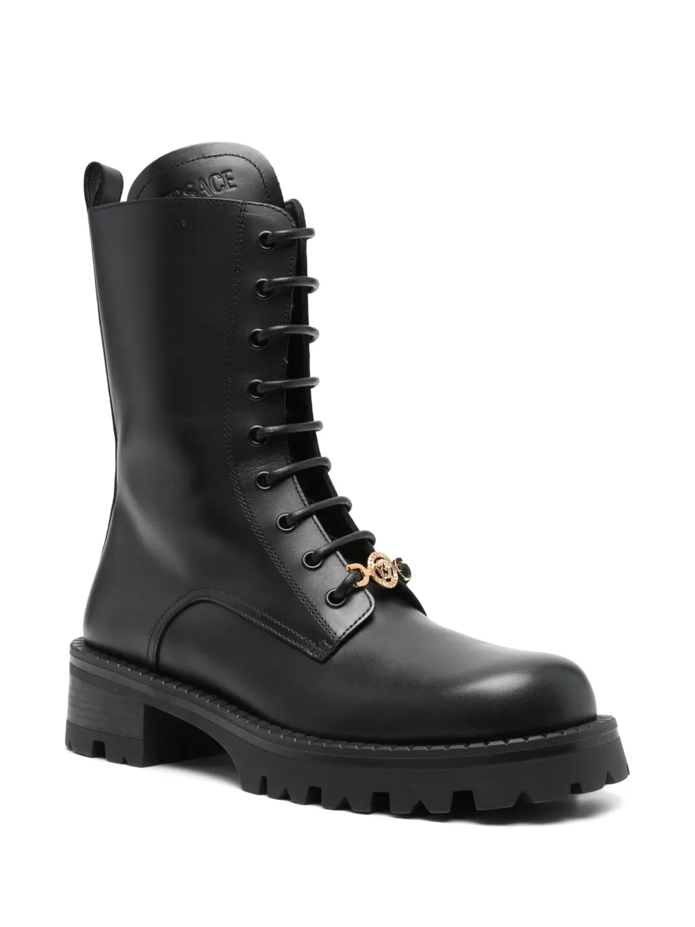 Versace Pre-Owned Alia enkellaarzen - Zwart