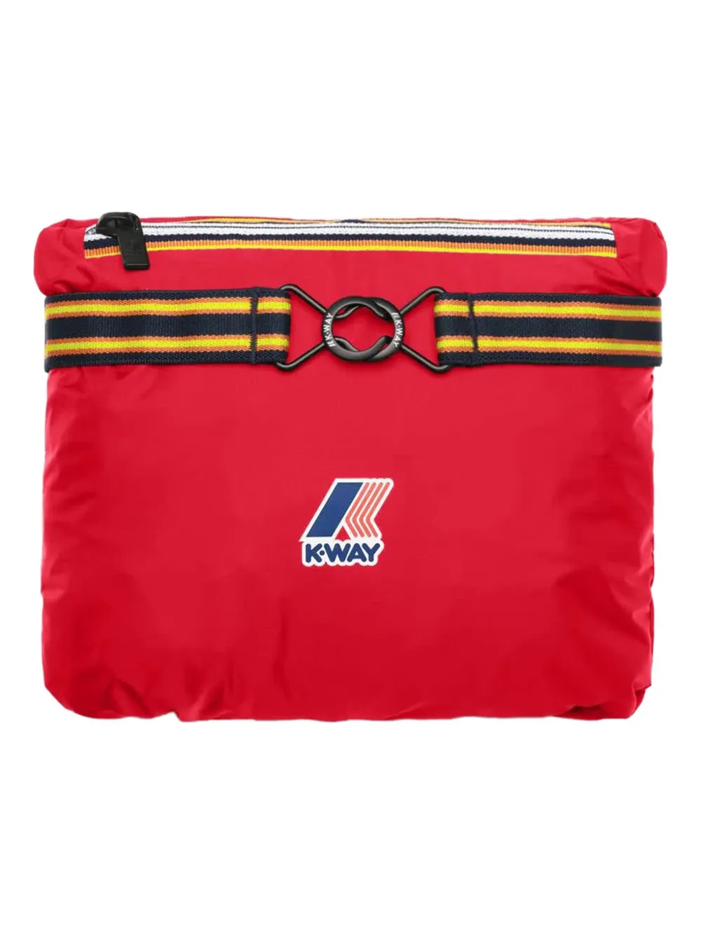 K Way Kids Jack met capuchon en rits Rood