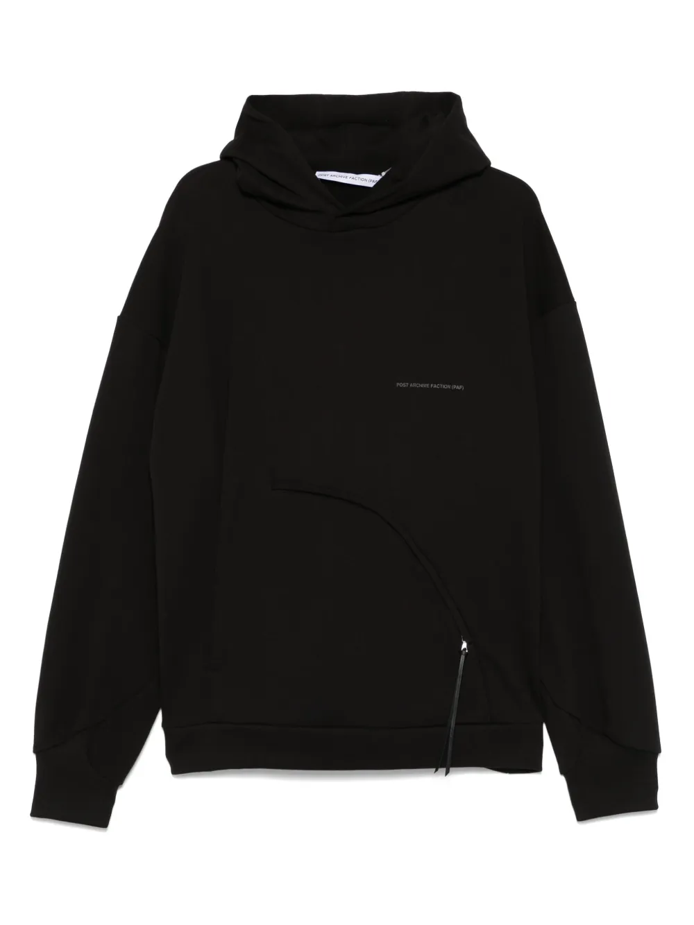 Post Archive Faction cotton hoodie | Black | Image 1