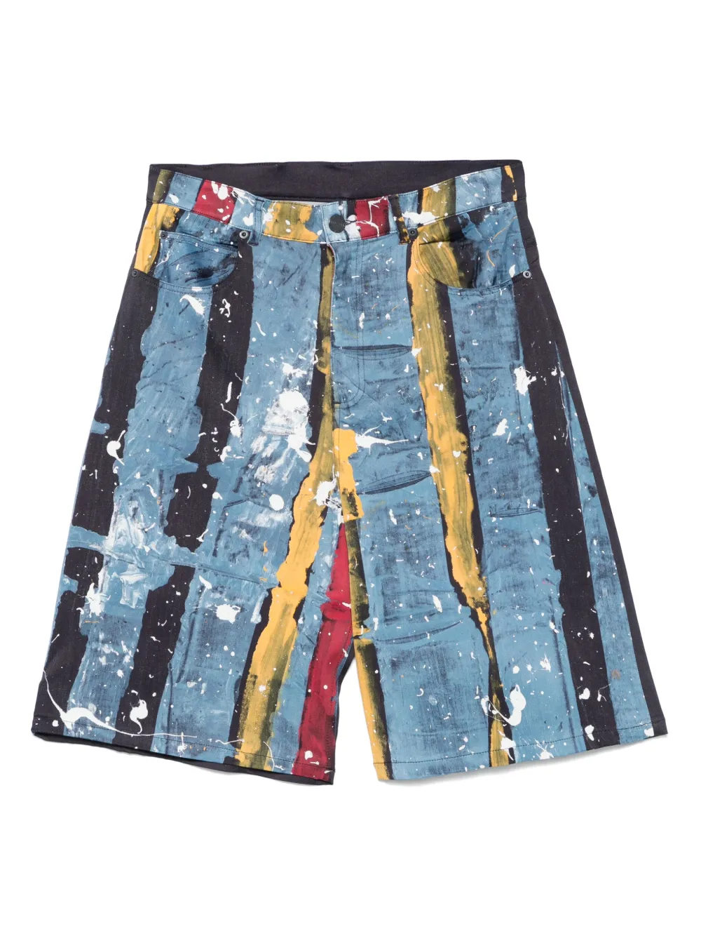 Charles Jeffrey Loverboy Gestreepte shorts Blauw