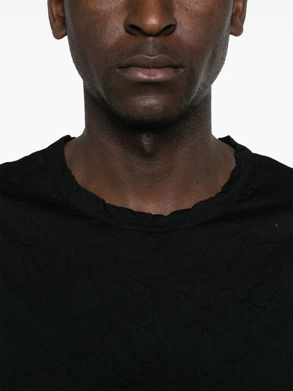 Yohji Yamamoto Effen T-shirt Zwart