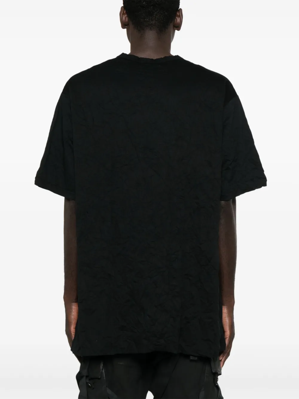 Yohji Yamamoto Effen T-shirt Zwart