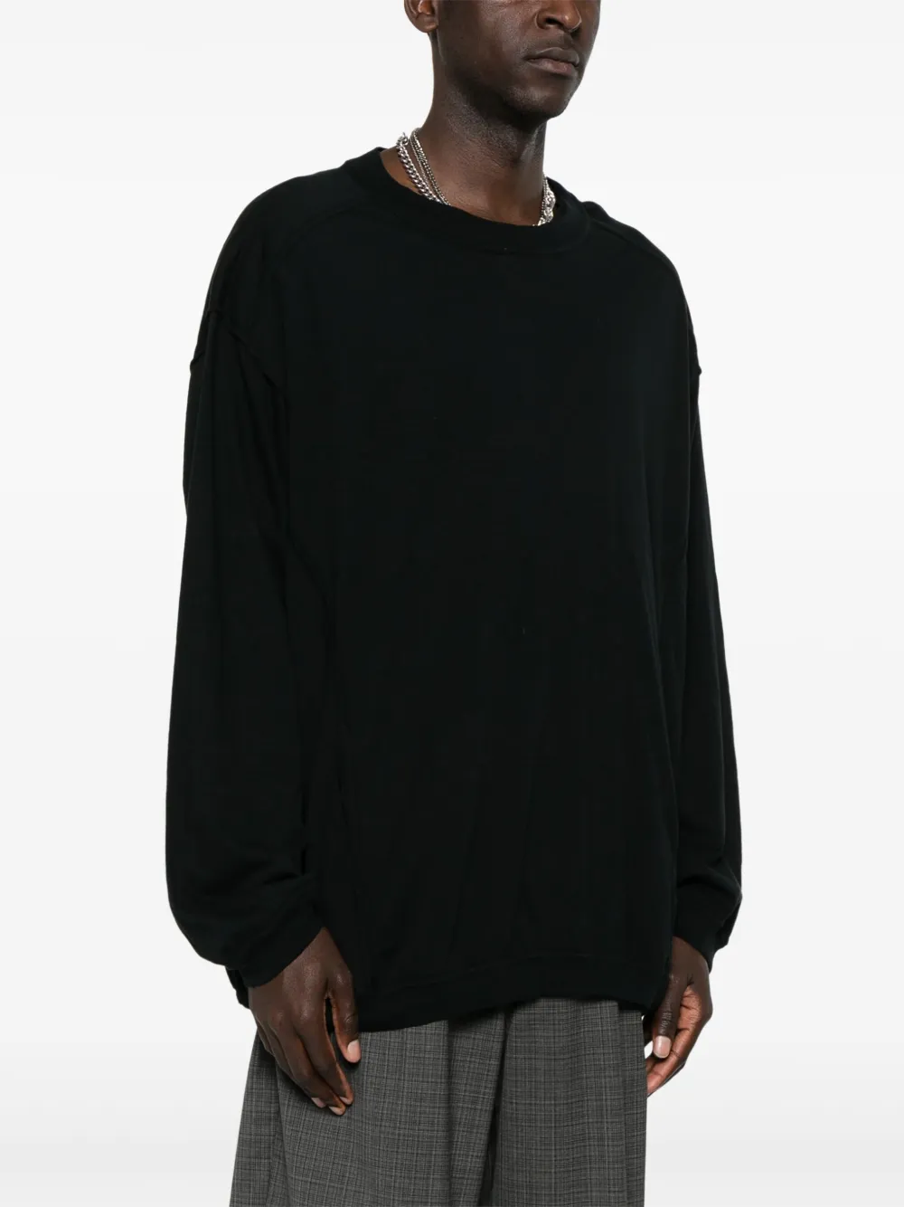 Undercover Katoenen T-shirt Zwart