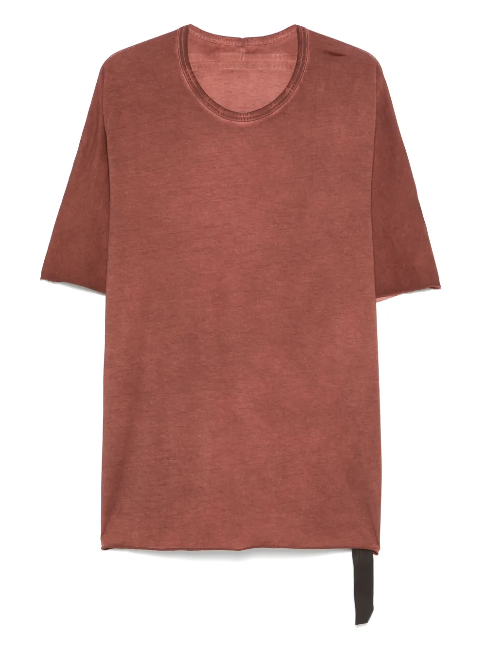 69 tape-detail T-shirt | Brown | Image 1