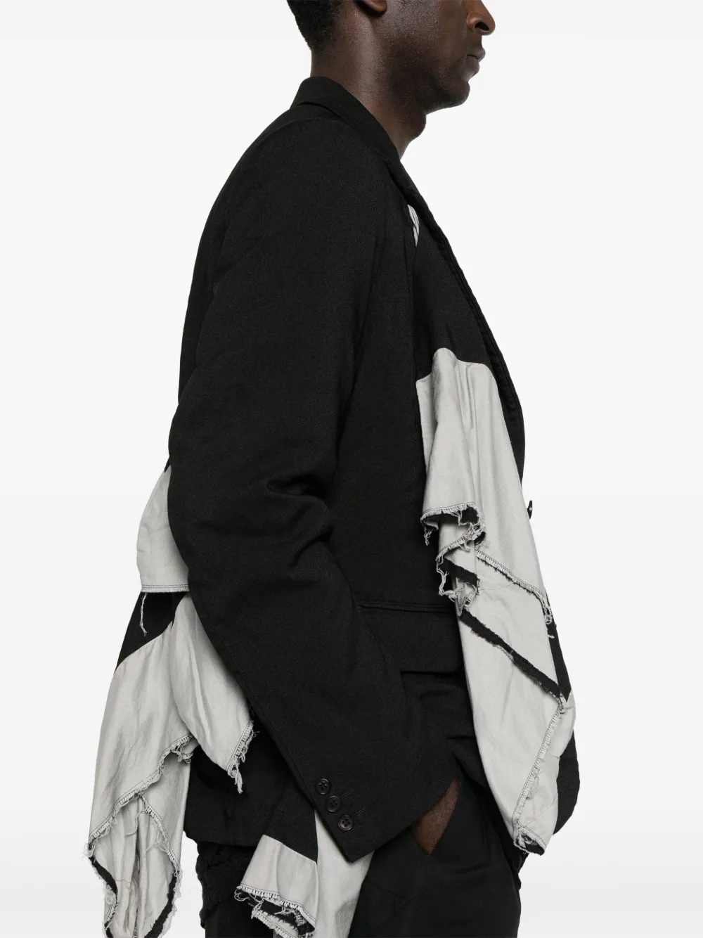 Comme des Garçons Homme Plus Katoenen blazer Zwart